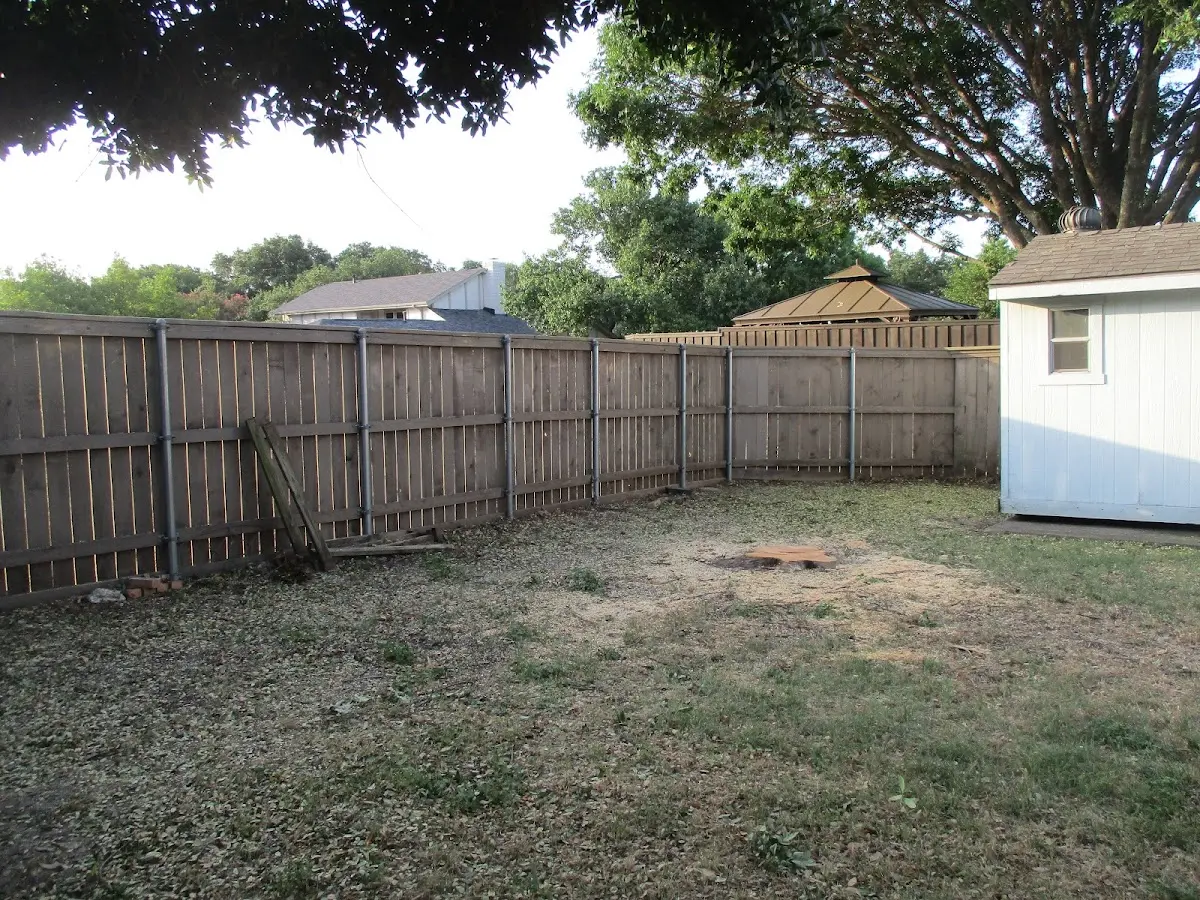 Cleared yard after professional tree removal in Marianna